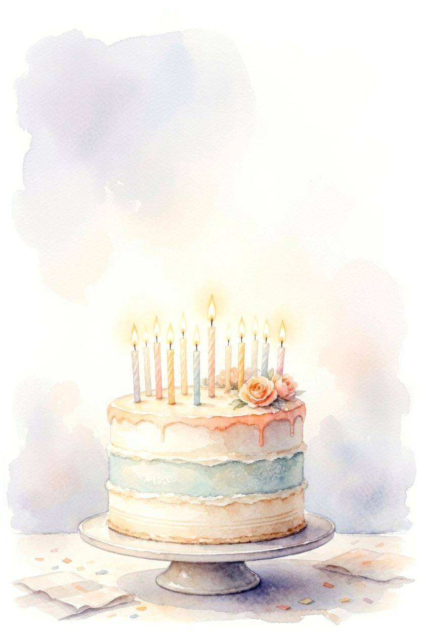Birthday Cake — Birthday card design