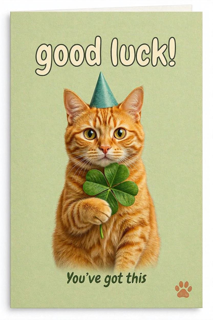 Good Luck 2 — Good Luck card design