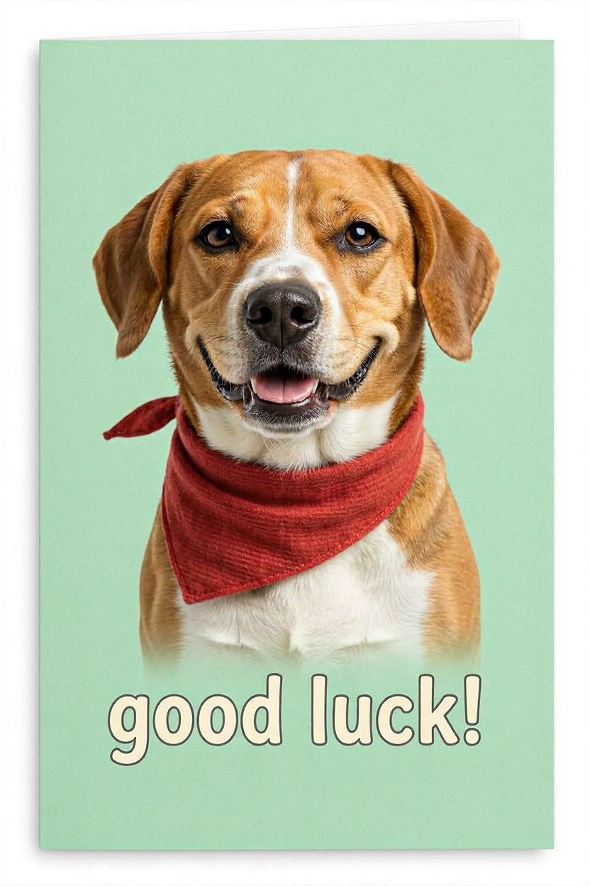 Good Luck 3 — Good Luck card design