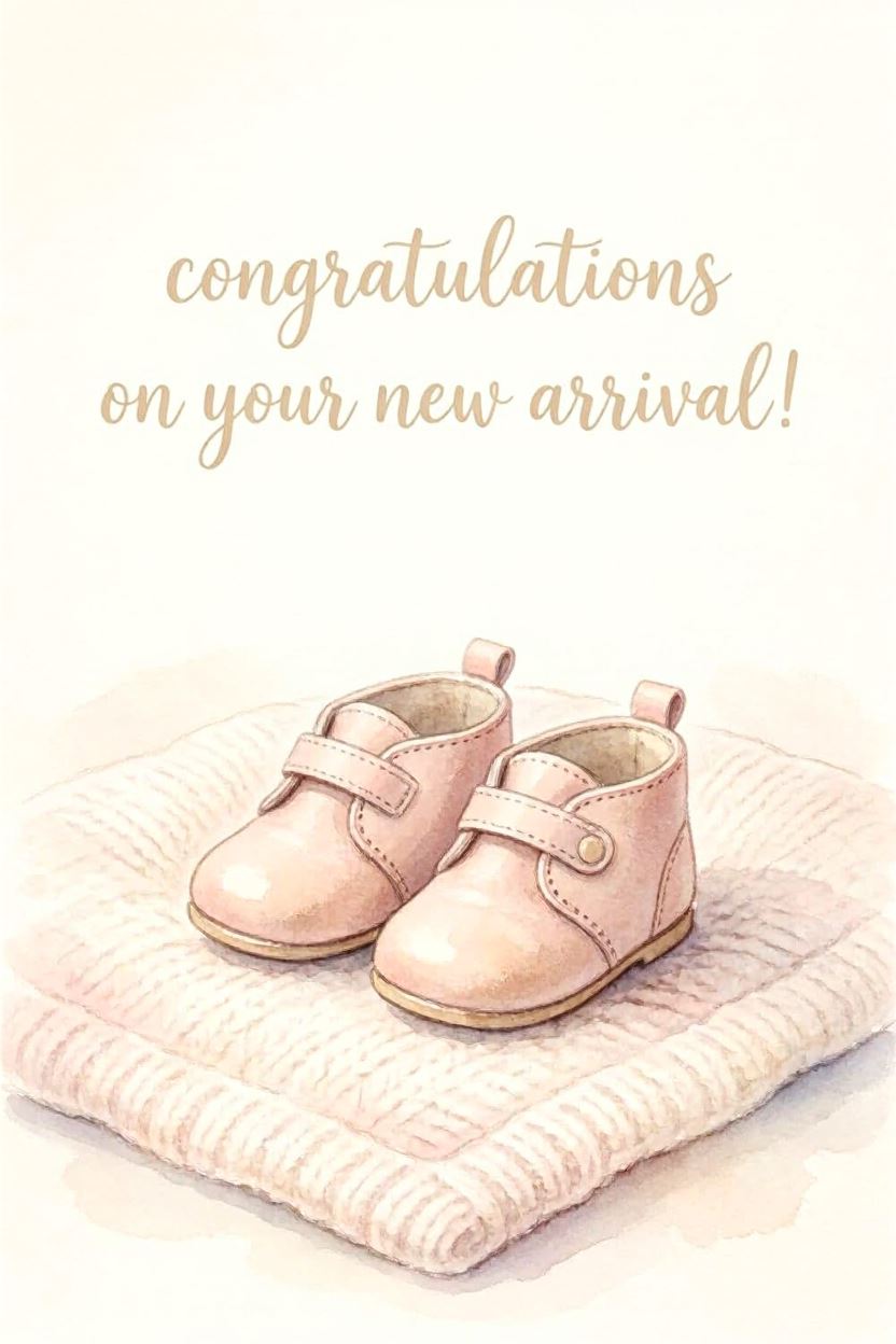 New Baby 3 — New Baby card design