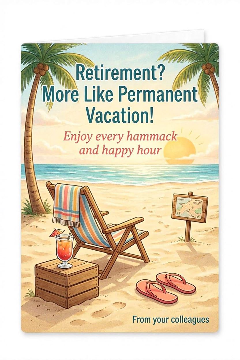 Retirement 3 — Retirement card design