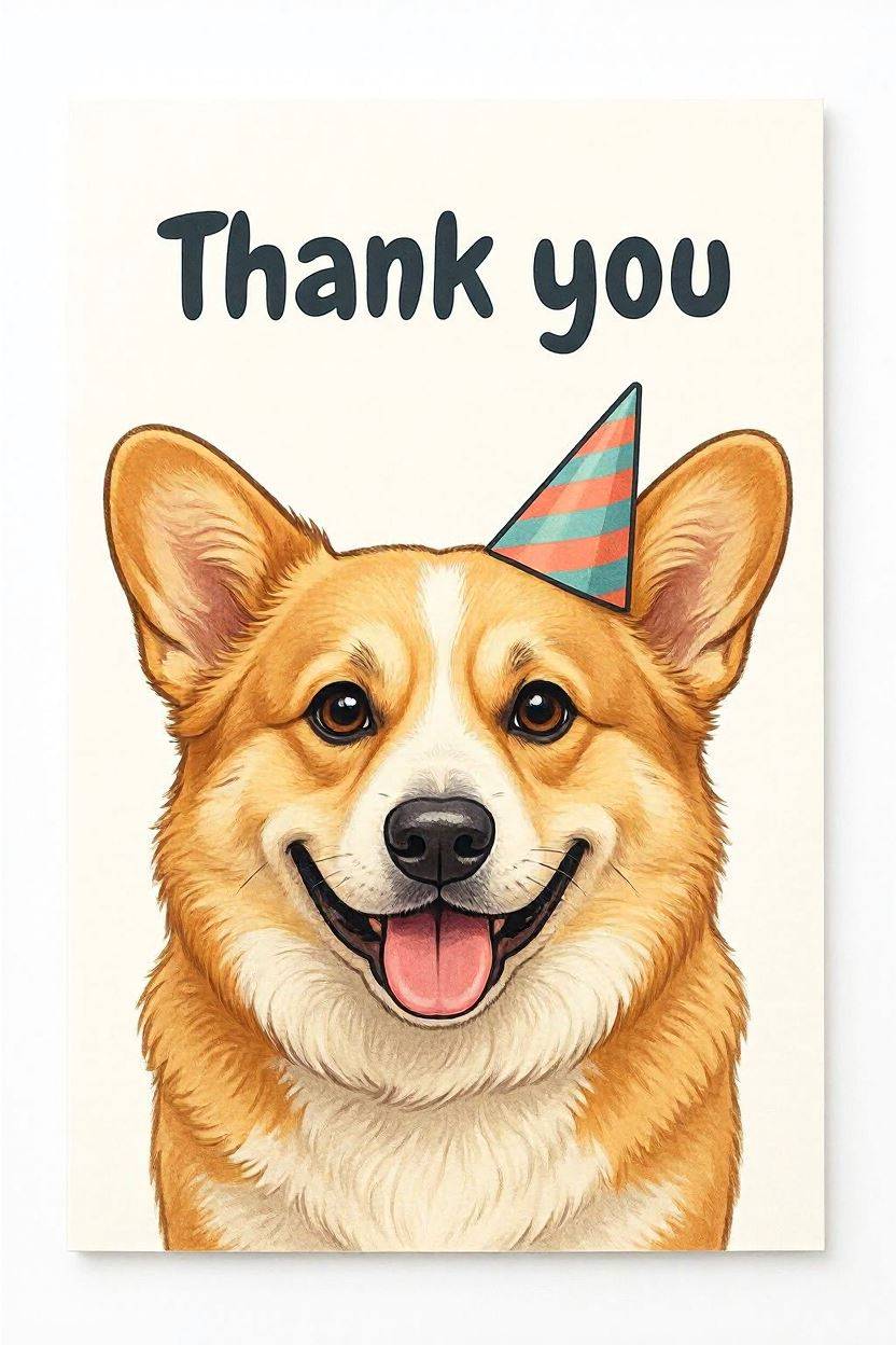 Thank You 3 — Thank You card design