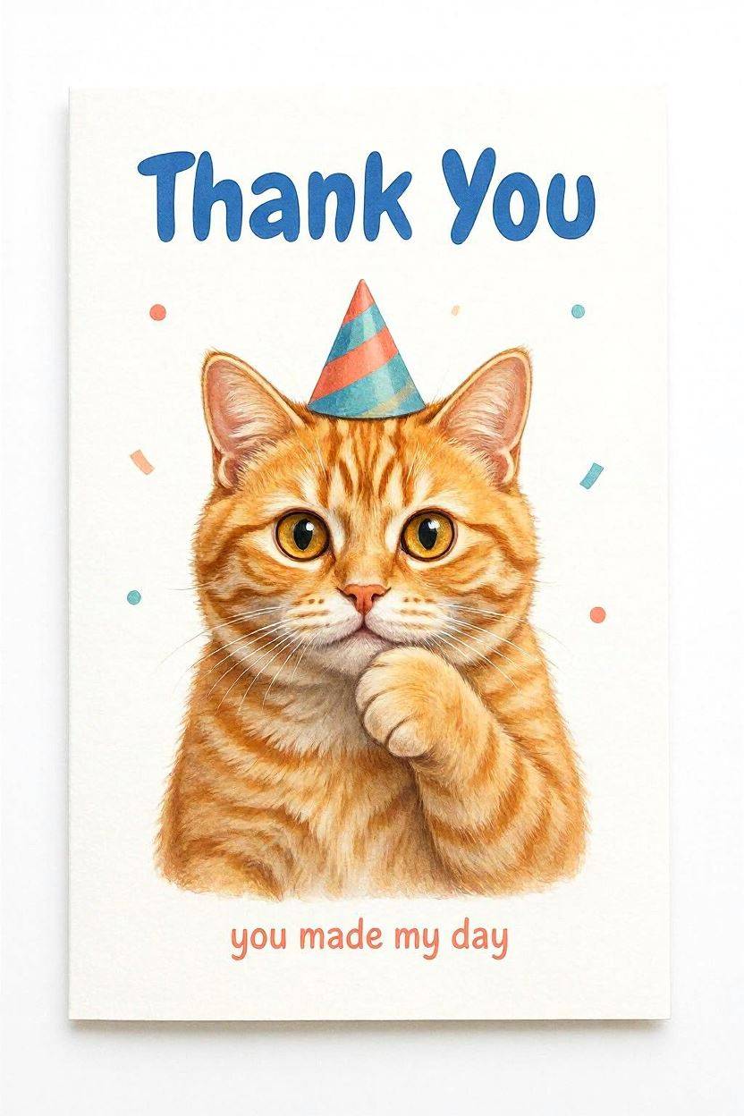 Thank You 4 — Thank You card design
